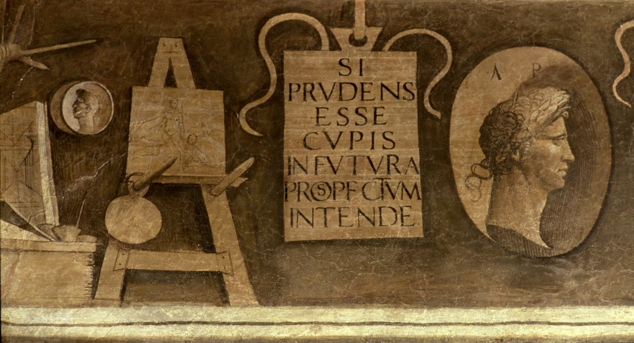 Fregi delle arti liberali e meccaniche - dettaglio dell'arte